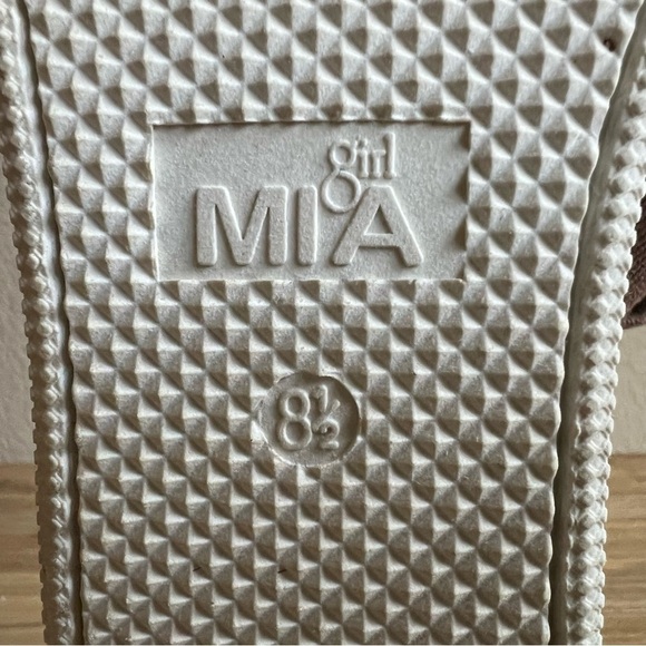 MIA Gizela Wide-Strap Sandals Women’s 8.5 Brown Platform Modern Comfort Shoe - Picture 11 of 11